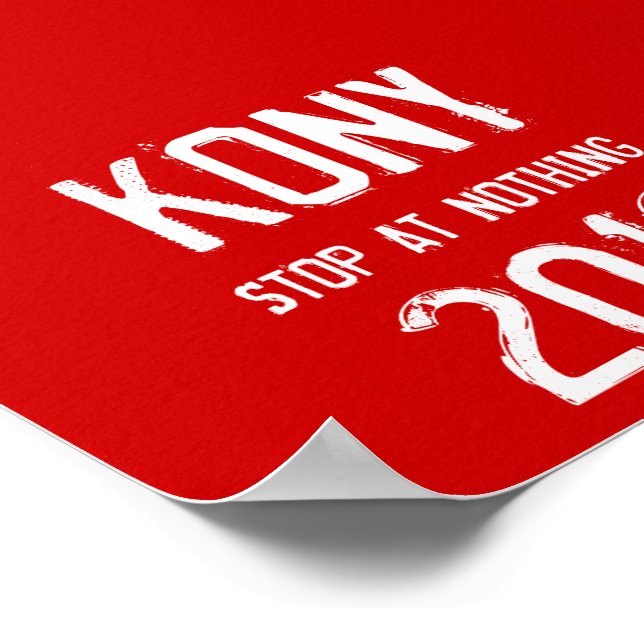 Kony 2012 Poster (Hörn)