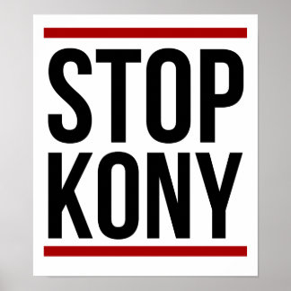 Kony 2012 Poster - Stoppa Kony