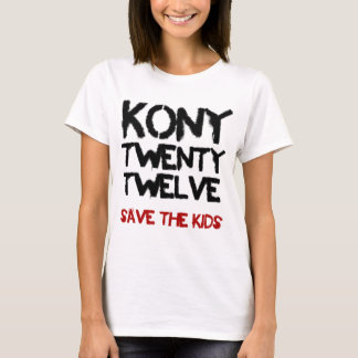 Kony 2012 - skjortan "spara för ungarna " t-shirt