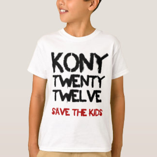 Kony 2012 - skjortan "spara för ungarna " tee