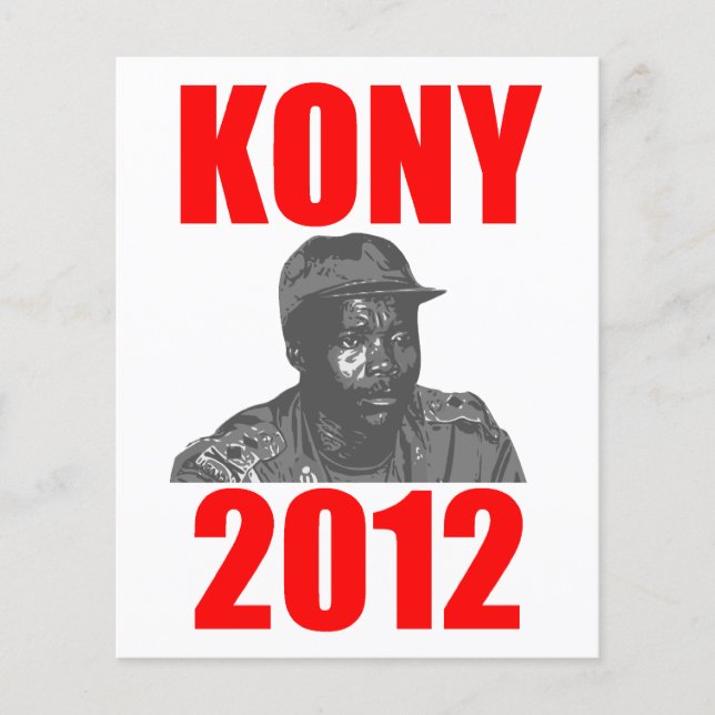 Kony 2012 Stop Joseph Kony Flygblad (Framsidan)