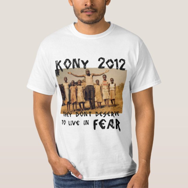 KONY 2012 - Stoppa skräcken Tee (Framsida)