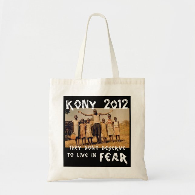 KONY 2012 - Stoppa skräcktotot hänger lös Tygkasse (Framsidan)