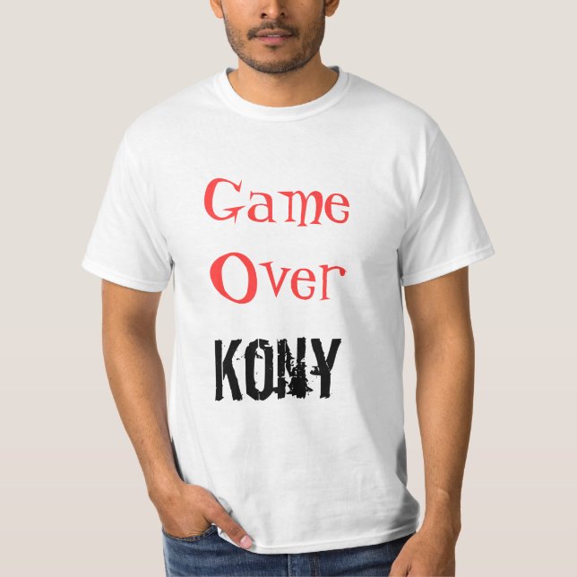 Kony lek över den Kony T-tröja T-shirt (Framsida)