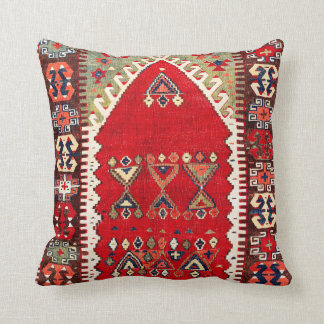 Konya Central Anatolian Niche Kilim Skriv ut Kudde