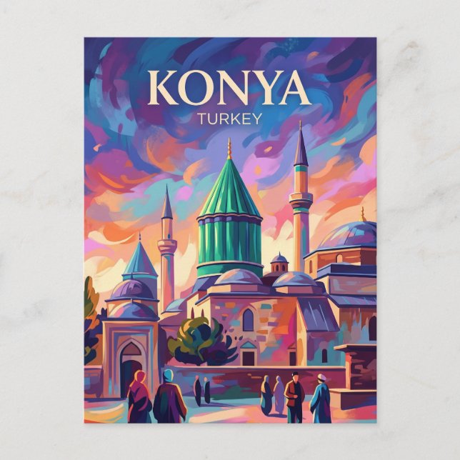 Konya Turkiet Vykort (Framsida)