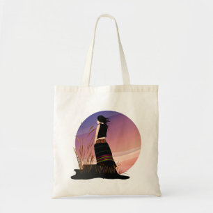 Konyak Naga Girl Tribal Tote Bag Tygkasse