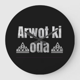 Konymoi "Arwot ki Oda" Wall Clock Stor Klocka