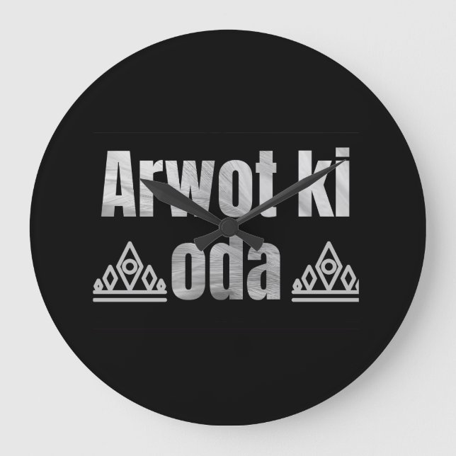 Konymoi "Arwot ki Oda" Wall Clock Stor Klocka (Framsida)