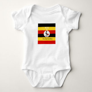 Konymoi "Born Uganda" baby väst med fästen T Shirt