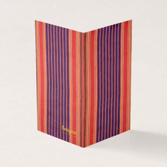 Konymoi-färgat Rand-mappat kort (Utsida)