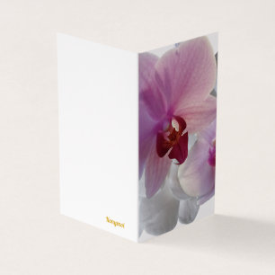 Konymoi "Orchid Bloom"-kort, tomma kort