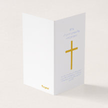 Konymoi "Sympathy Card" med en bibel vers