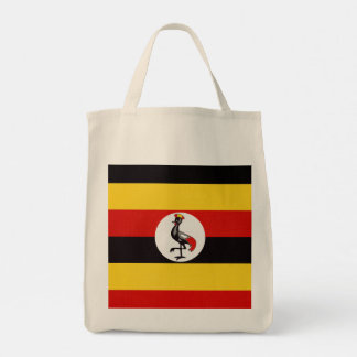 Konymoi "Ugandan flagga" Tote Bag Tygkasse