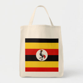 Konymoi "Ugandan flagga" Tote Bag Tygkasse