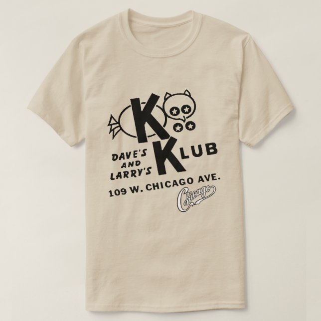 KOO KLUB, Chicago, Illinois T Shirt (Design framsida)