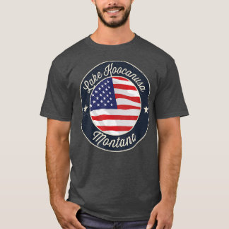 Koocanusasjön - Fosterlandsk Montana Souvenir T-Sh T Shirt