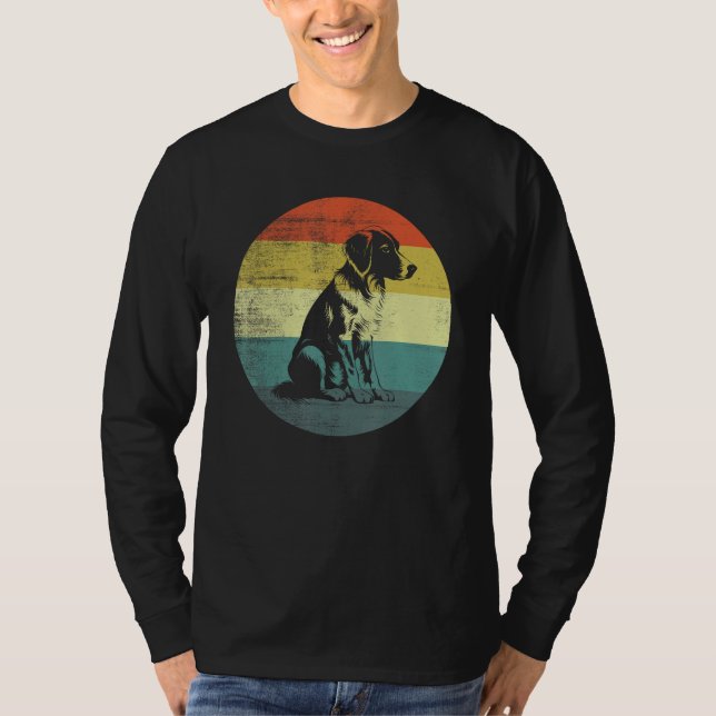 Kooikerhondje Dog Retro Design T Shirt (Framsida)