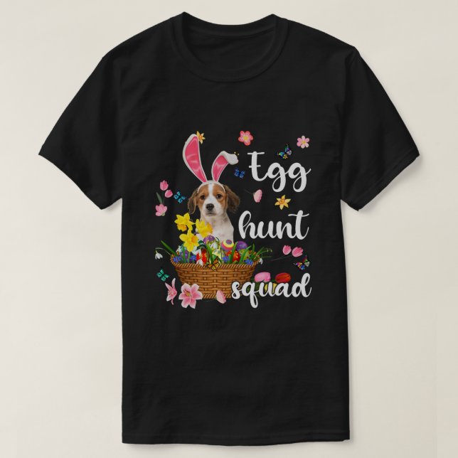 Kooikerhondje Glad påsk Day Påsk Colorful Egg T Shirt (Design framsida)