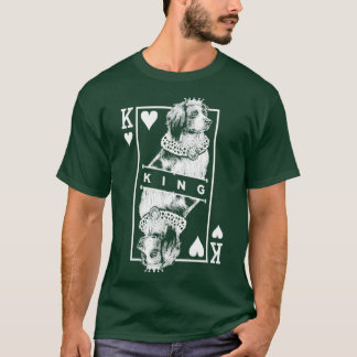 Kooikerhondje Kung of Hearts Funny Kooiker Hund Lo T Shirt