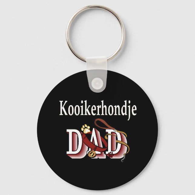 Kooikerhondje pappa Keychain Nyckelring (Framsida)