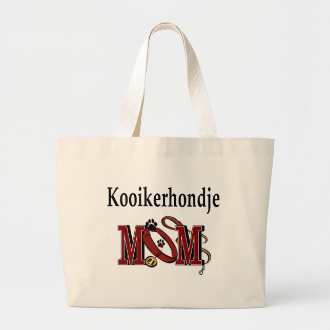KooikerhondjeMOM Tote Bag Jumbo Tygkasse (Framsidan)