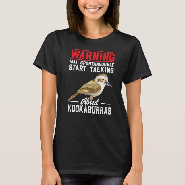 Kookaburra Australian Bird Watcher skrattar Bird F T Shirt (Framsida)
