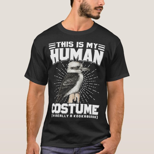 Kookaburra Australian Bird Watcher skrattar Bird F T Shirt (Framsida)