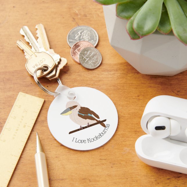 Kookaburra-design Nyckelring (Skrivbord)