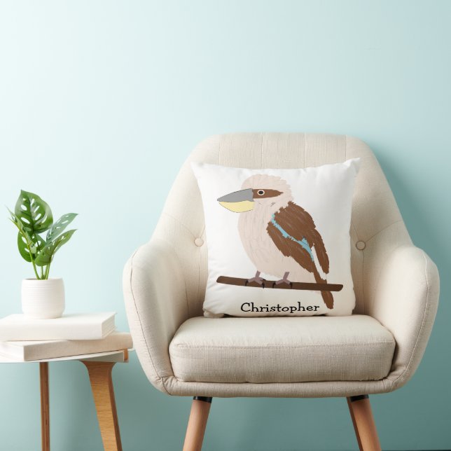 Kookaburra Design Personalised Kudde (Stol)