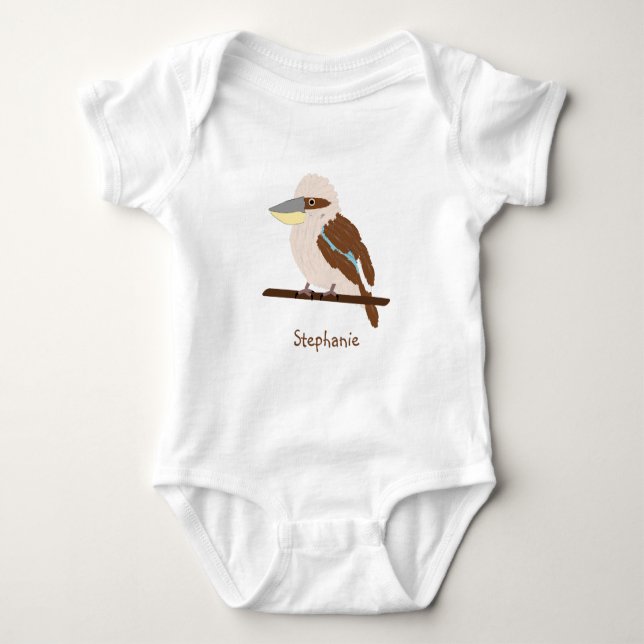 Kookaburra Design Personlig T Shirt (Framsida)
