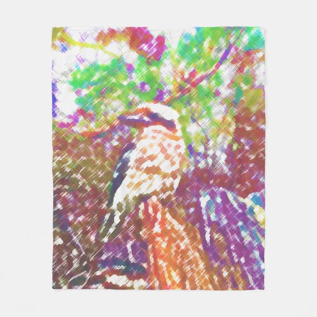 Kookaburra Fleece Blanket (Framsidan)