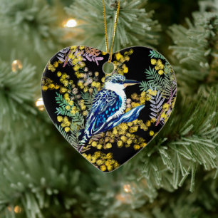 Kookaburra Julgransprydnad Keramik