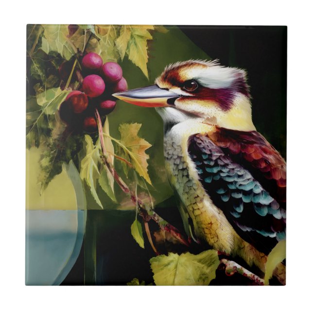 Kookaburra  kakelplatta (Framsidan)