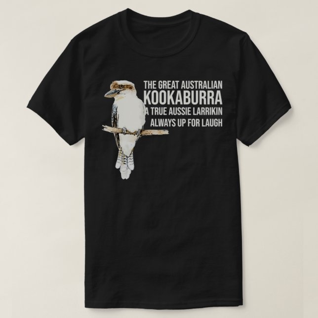 Kookaburra Laugh Funny Australian Laughing Bird Qu T Shirt (Design framsida)