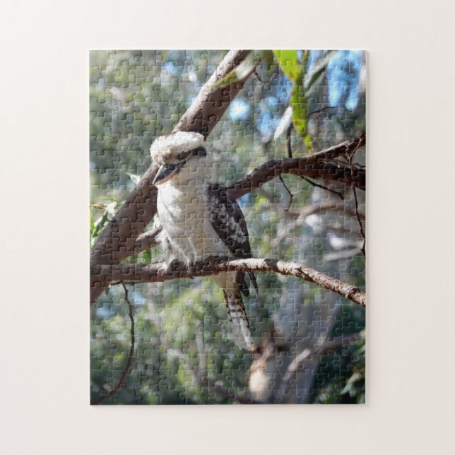 Kookaburra Photo Jigszle Puzzle Pussel (Vertikal)