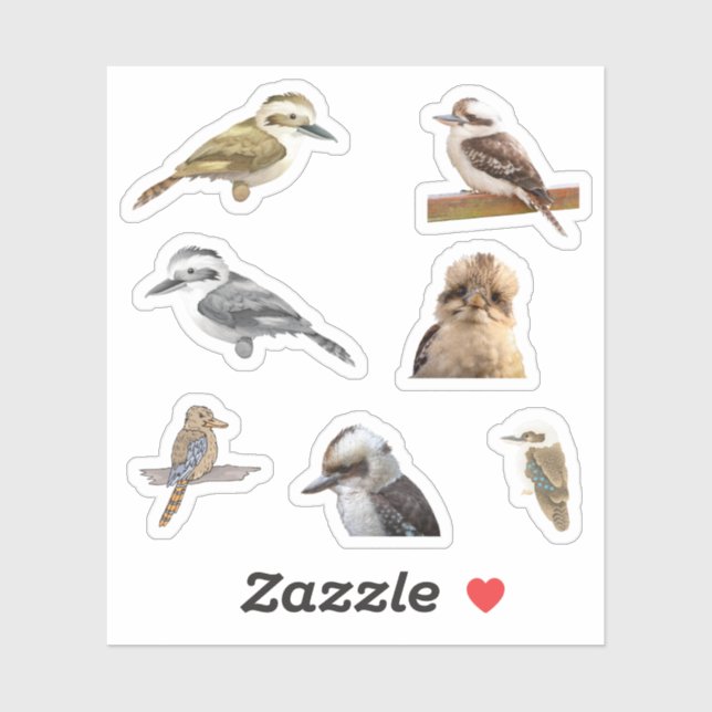 Kookaburra Stickers Klistermärken (Ark)