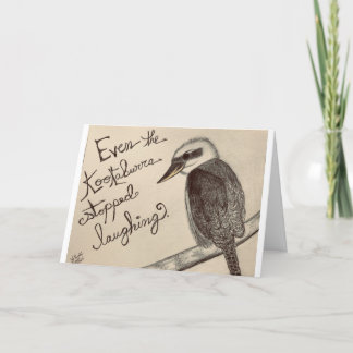 Kookaburra stoppade borttandet och kom väl överens tack kort
