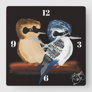 Kookaburra väggklocka
