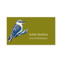 Kookaburra vattenfärgsmålning av australisk fågel