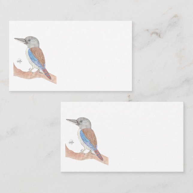 KOOKABURRA VISITKORT (Fram/baksida)