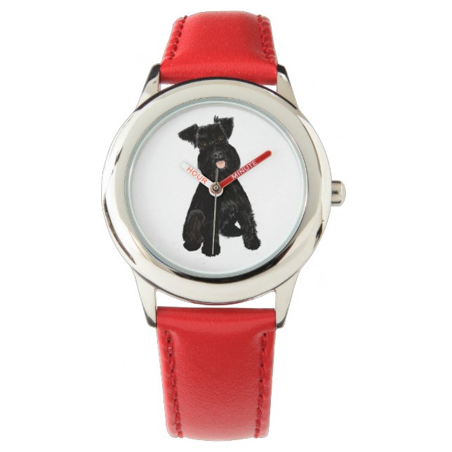 KookieSookie Barn Schnauzer Watch Armbandsur (Framsida)