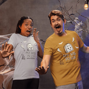 Kooky, Spooky och Adsible Halloween-tecken T Shirt