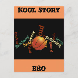Kool Story Bro Basketball Sport Fanatics-kort Vykort