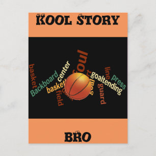 Kool Story Bro Basketball Sport Fanatics-kort Vykort