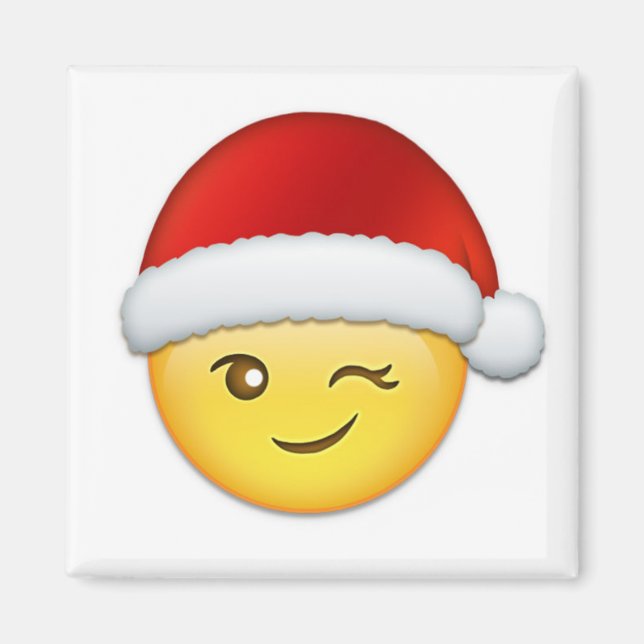 ***KOOL WINKING SANTA** MAGNET FÖR HONOM ELLER HEN (Framsidan)