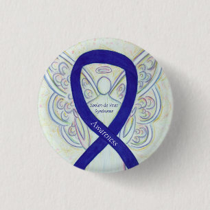 Koolen-de Vries Syndrome Awareness Ribbon Pin Knapp