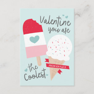 Koolest Classroom Valentine Inbjudningar