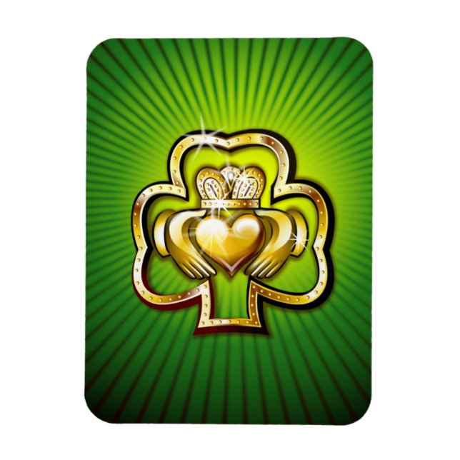 KoolrPix St. Patrick dag Flexible Fridge Magnet (Vertikal)
