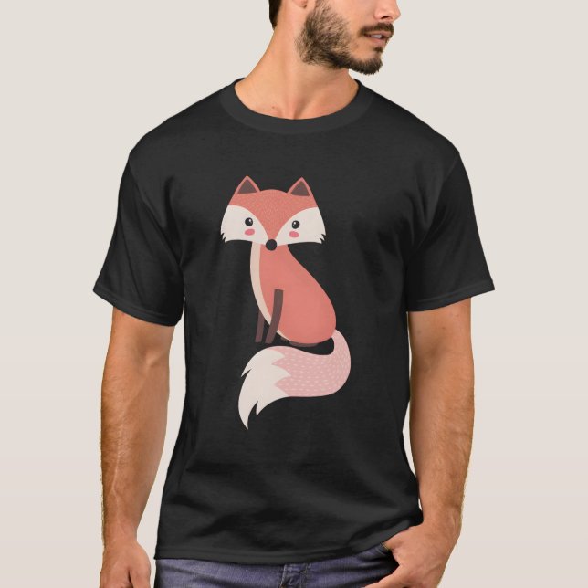 Koon Fox Animal Nature Jdk0001 T Shirt (Framsida)